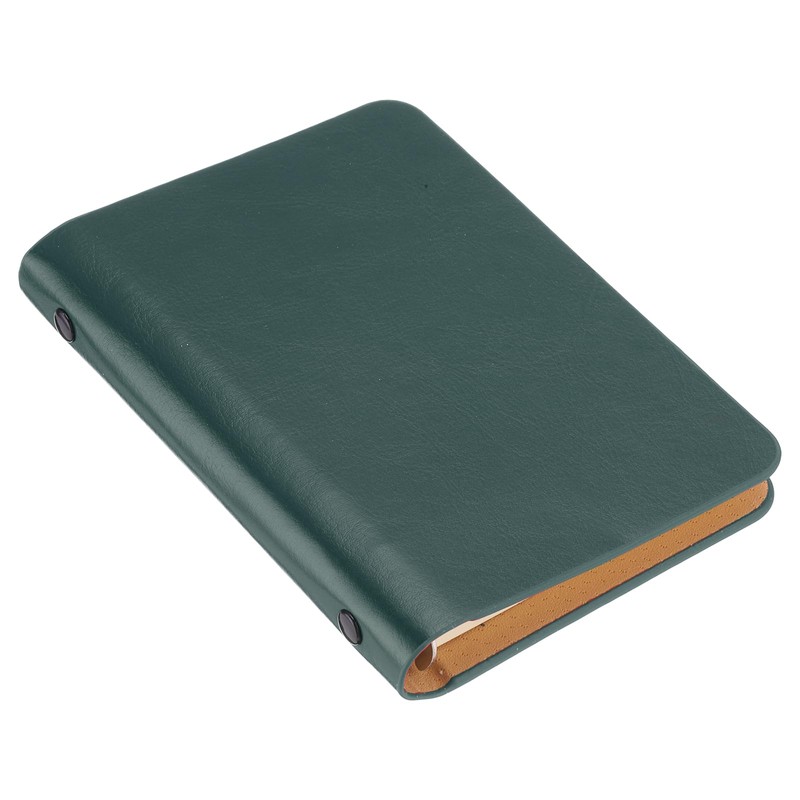 PATIKIL 6 Ring Binder Cover A7 Leather Notebook Binder Mini