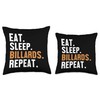 Billiards Pool Snooker Table Set Accessories Gifts Eat Sleep Repeat