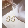 Tivleed Gold Hoop Earrings for Women | 30mm Round Lightweight
