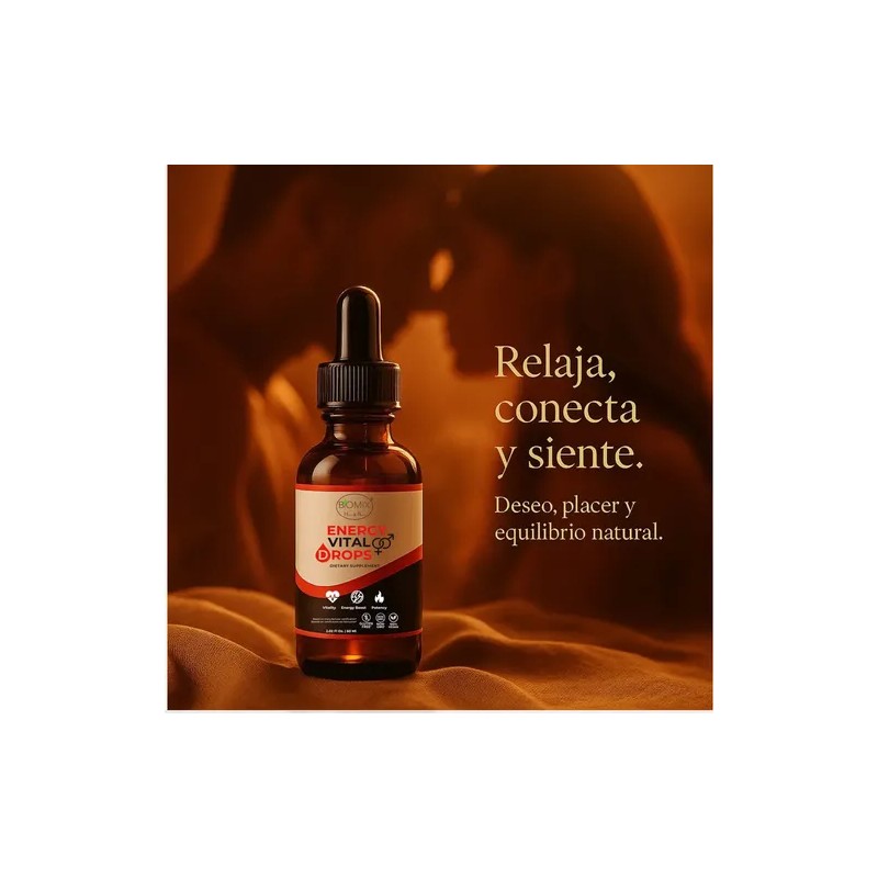 Gotas Biomix Energy Vital Energía Deseo Vitalidad Maca Magnesio
