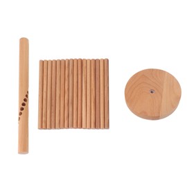 Collapsible Pasta Drying Rack 18 Bars Wooden Spaghetti Stand Dryer Pasta Noodle Making Rack for Kitchen
