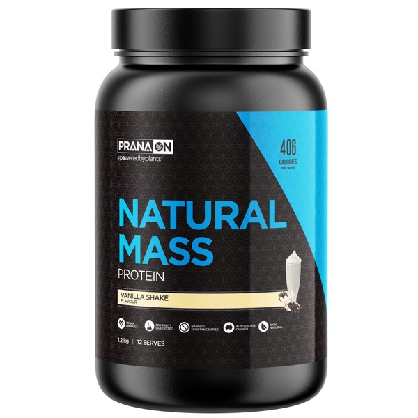 PranaOn Natural Mass - Vanilla Shake - 2.5KG