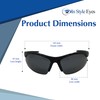 In Style Eyes Blazin' Mawi Wrap Around Bifocal Reading Sunglasses