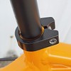 ONIPAX Bicycle Seat Post Clamp Aluminum Alloy 31.8MM/34.9MM Black (31.8mm)