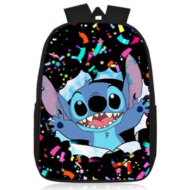 Ksopsdey Sti-tch Backpack, Sti-tch School Backpack Kids School Bag Large Capacity Kids Backpack for School Rucksack 3D Book bag Sti-tch gifts kids