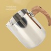 Milk Frothing Cup Inner Scale 304 Stainless Steel Dripless Spout