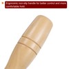 sourcing map 6pcs Wooden File Handle 4.72 Inch 9.5mm Round
