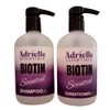 Adrielle Essentials Coffee Obsession Scented Biotin Hair Shampoo and Conditioner