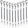 BB Hapeayou Fishing Lanyard (10Pcs) Retractable Safety Coiled Tether with
