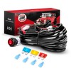 Nilight LED Light Bar Wiring Harness Kit - 2 Leads