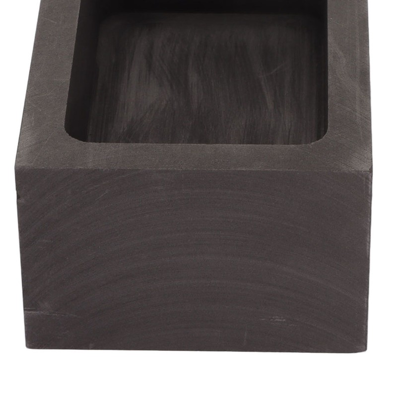 Graphite Ingot Mold 101ml Rectangular High Thermal Stability Graphite Crucible