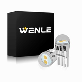 WENLE Explosive Light T10 LED Side Turn Signal, Amber, High Output LED Chip, License Lamp, Position, Tail Lamp, Corner Lamp, Turn Signal Lamp, Room Lamp, DC 12 V Car, Omnidirectional Irradiation,