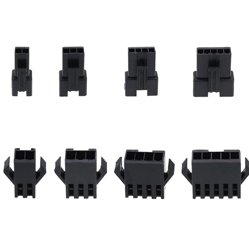 SSZYMAOYI 200pcs Small Housing Connector Wiring Terminals 2Pin 3Pin 4Pin