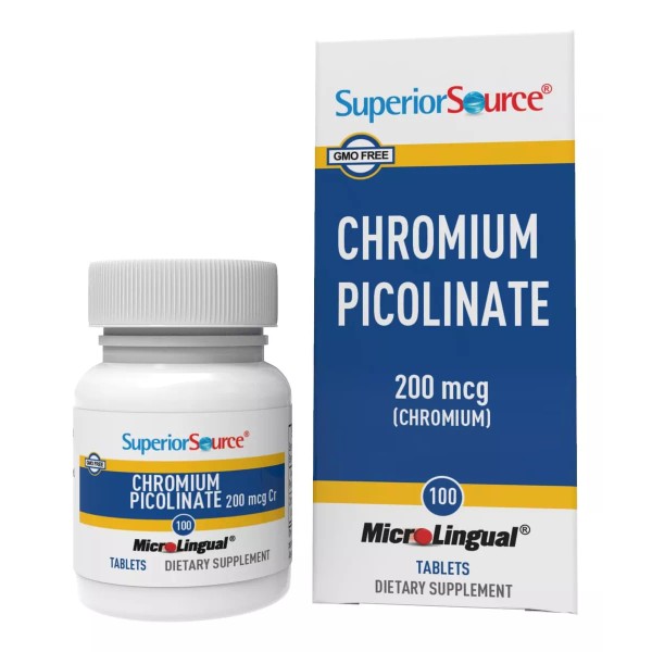 Superior Source Chromium Picolinate 100 Tab Microlinguales