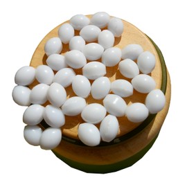 Varillas magnéticas para agitar mezclador PTFE (6 x 8 mm, forma de oliva, 10 unidades)