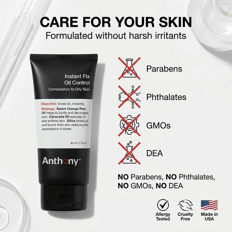 Anthony Instant Fix Oil Control - Matte Fitting Lotion for