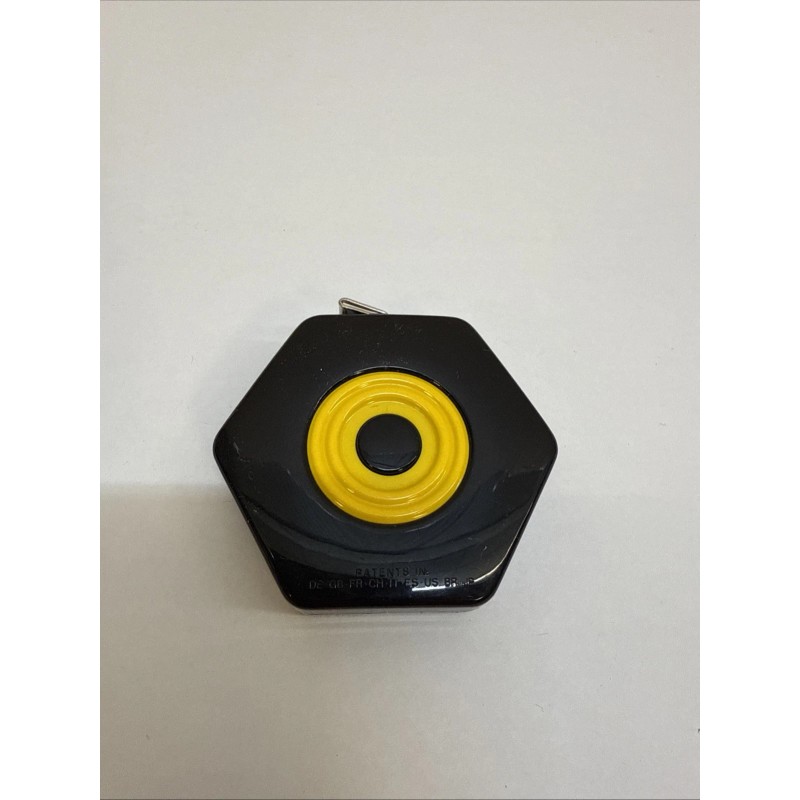 Cadwell Mini Tape Measure Steel Pocket 5ft Measuring Black