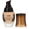 Senna Cosmetics Lasting Illusion Satin Matte Foundation, Alabaster, 1.08 Fluid
