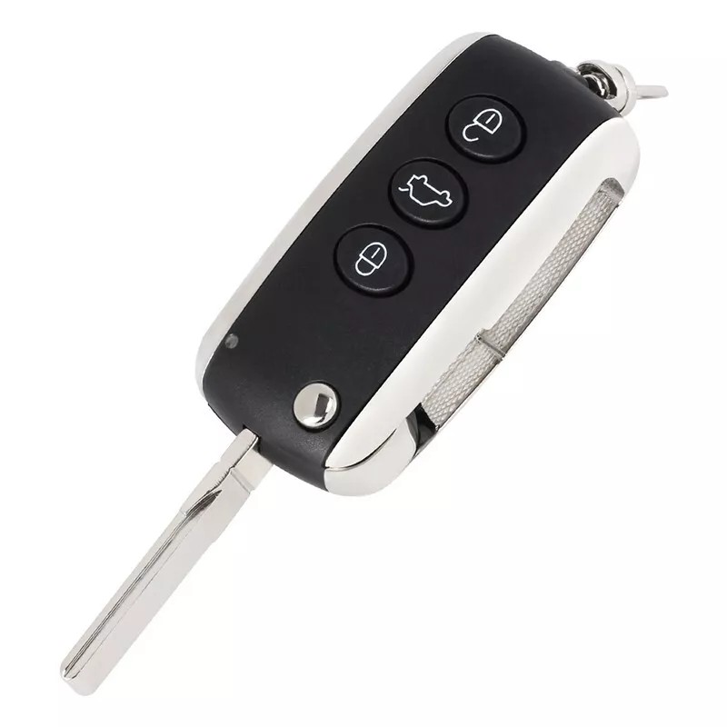 keyecu 2x Smart Remote Key Shell Case Fob for Bentley