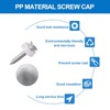 INCREWAY 100pcs Screw Covers, Plastic Screw Cap, Plastic Screw Cover,