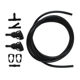 4805742AB Windshield Washer Nozzles w/Gasket,2m Fluid Hose Tube Kit Repl.#5116079AA for 2011-2017 RAM 2500 by YTXXDEUS