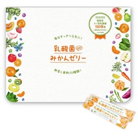 【Supervised by Registered Dietitian】Lactic Acid Bacteria Mandarin Jelly, Vitamins, Zinc, Supplement, Iron (18 Types of Vitamins & Minerals), Vitamin D, Vitamin B, Lactic Acid Bacteria, Suitable for