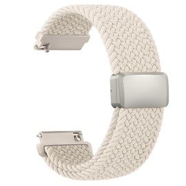 Vanjua Magnetic Nylon Band for Garmin Vivoactive 6 / Vivoactive 5/3/3 Music Watch Bands, 20mm Quick Release Stretchy Strap Replacement Compatible With Venu Sq 2 / Forerunner 55/165/245/645