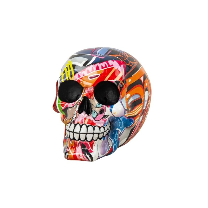 Lifestyle & More Skull Sculpture Decorative Figure Pop Art Made