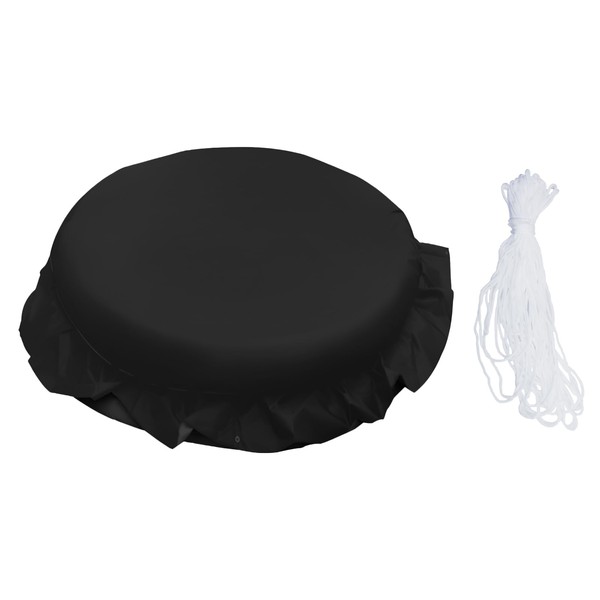 LC LICTOP 14Ft Round Pool Cover, 210D Polyester Solar Cover