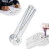 MIUPOO 3 in 1 Clear Acrylic Mandala Tool Ruler,Mandala Dot