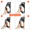 NewDoar Left Hand Ascender Rock Climbing Tree Arborist Rappelling Gear
