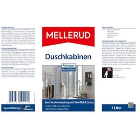 MELLERUD Duschkabinen Reiniger Nachf√ºller | 1 x 1 l | Wirksames Mittel gegen Kalk- & Seifenreste in der Dusche