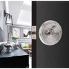 Classic Combo Door Lock, Satin Nickel Key Double Cylinder Deadbolt