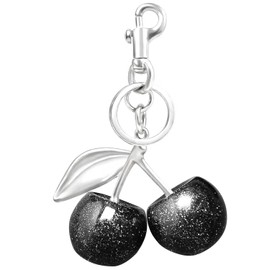 Cherry Bag Charm Purse Charms Keychain, Elegant Purse Bag Charm Cherry Keychain Cute Bag Charms for Handbags Gift and More, Classy Gift For Mother's Day