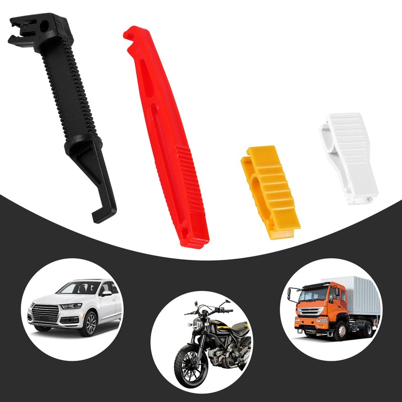 4 Pcs Fuse Puller, 4 Sizes Automotive Fuse Puller Tool