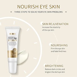 LAIKOU Ginseng Snail Eye Cream Eye Repair Cream Eye Gel Dark Circles Puffiness Eye Lines Eye Bag Cream Moisturizing Eye Skin Care15g