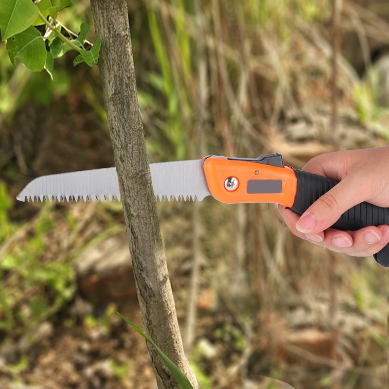 Multifunctional Mini Folding Hand Saw HighCarbon Steel Garden Carpenters Saw