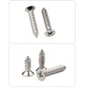 BOZONLI M5 Wood Screws, Tapping Screws, Flat Head Countersunk Phillips