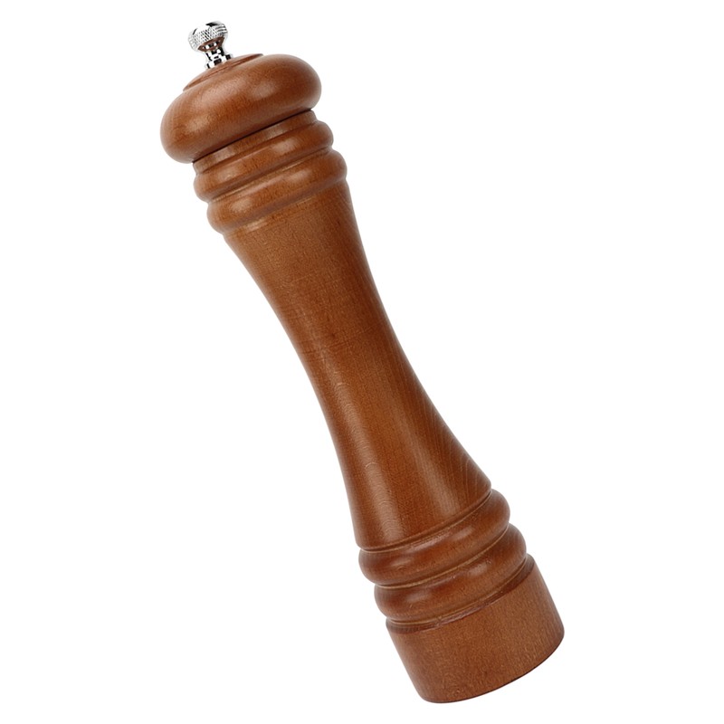 Wooden Pepper Grinder Refillable Rustproof Stainless Steel Core Manual Salt