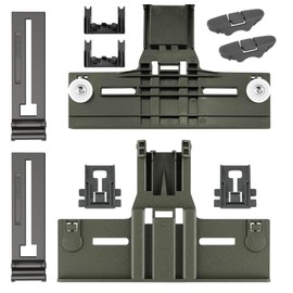 UPGRADED W10350375 Dishwasher Top Rack Adjuster Parts for Whirlpool Dishwasher Parts W10712395, WDT730PAHZ0, WDT970SAHZ0, WDTA50SAHZ0,WDT750SAHZ0 Upper Rack Parts for Kenmore Dishwasher Top Rack Parts