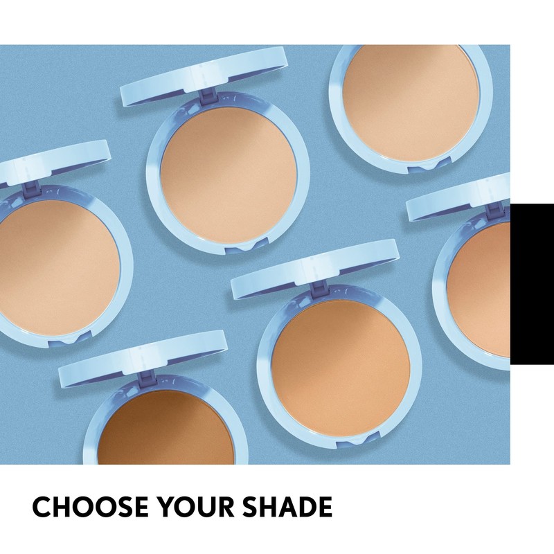 COVERGIRL Clean Matte Pressed Powder, Medium Light 535, 0.35 Oz,