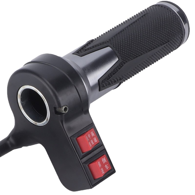 1Pair E-Bike Throttle Grip, 3 Speed Gear Throttle Handle Grips