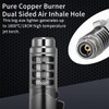 1800℃ Jet Torch Lighter,Butane Refillable Windproof Adjustable Flame Intensity with