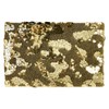 JNB Flat Sequin Envelope Clutch, Gold, Medium