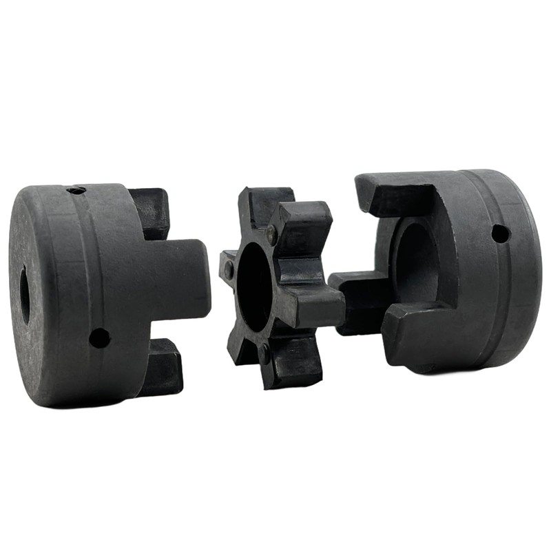7/16" to 7/8" L075 Flexible 3-Piece L-Jaw Coupling Coupler Set
