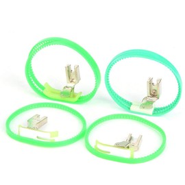 Telituny Plastic Roller Sewing Foot, Sewing Foot, Industrial Sewing Machine, Ring Roller Foot, Double Roller and Left/Right Single-sided Roller, Sewing Foot, Leather Sewing Machine Accessories