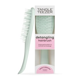 Tangle Teezer Extra Gentle Ultimate Detangler Hairbrush, Less Tension to Minimise Breakage, Effective and Extra Gentle Detangling, Safe for Uuse on Wet and Dry Hair, for All Hair Types, Eucalyptus