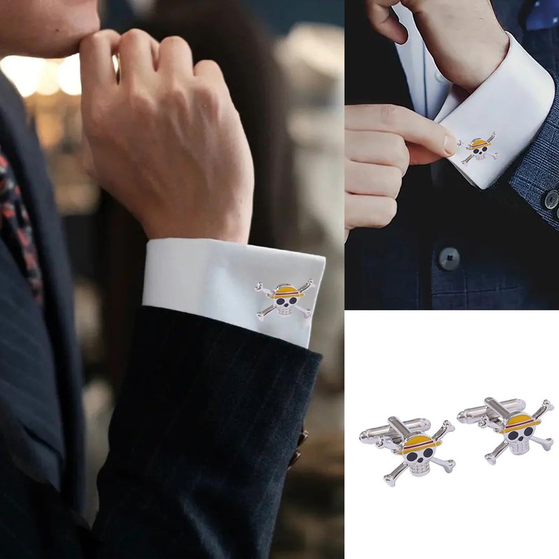 Anime Skull Cuffliks for men