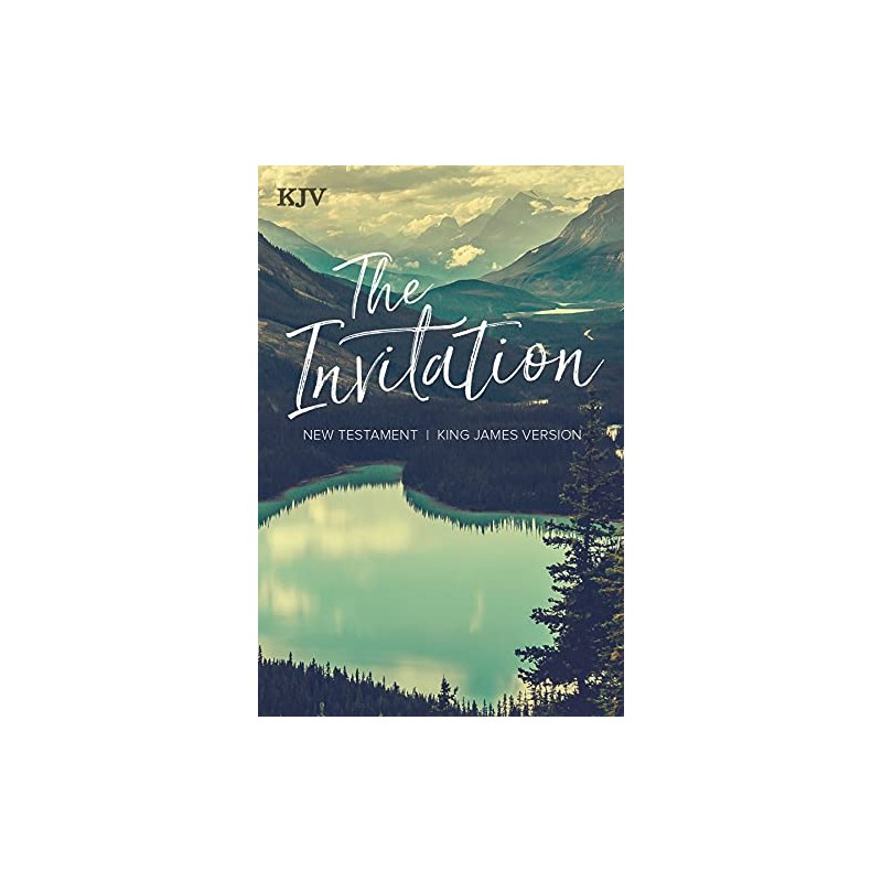 KJV The Invitation New Testament, Black Letter, Pure Cambridge Text