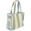Sun 'N' Sand Sea Turtle Canvas Beach Tote Bag One